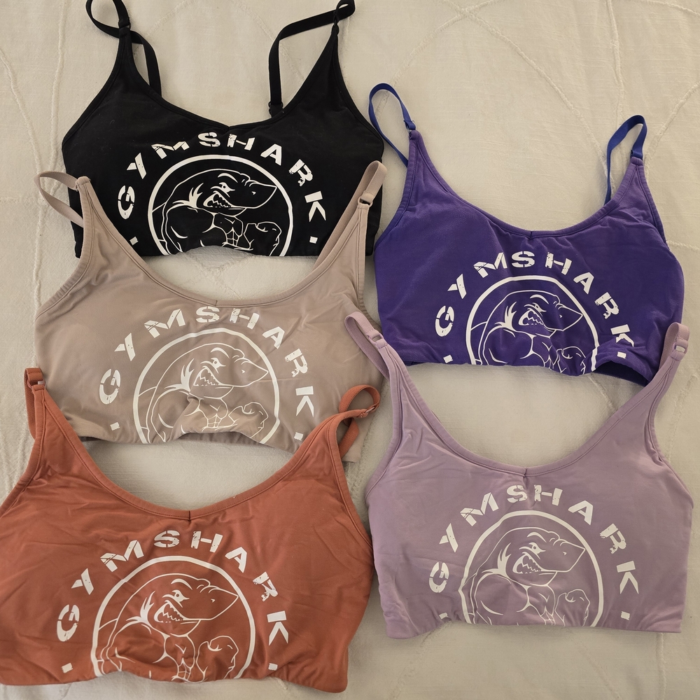Gymshark LEGACY Sports Bra Collection - BUNDLE of 5